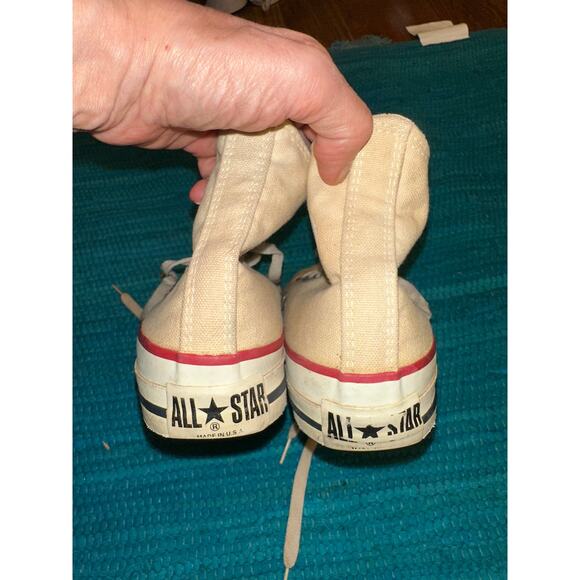 VINTAGE MADE IN USA CONVERSE ALLSTAR HIGHTOP SNEAKERS 5/7 - Picture 4 of 5